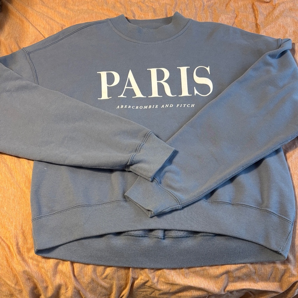 Abercrombie & Fitch Women’s Blue Crewneck Sweater